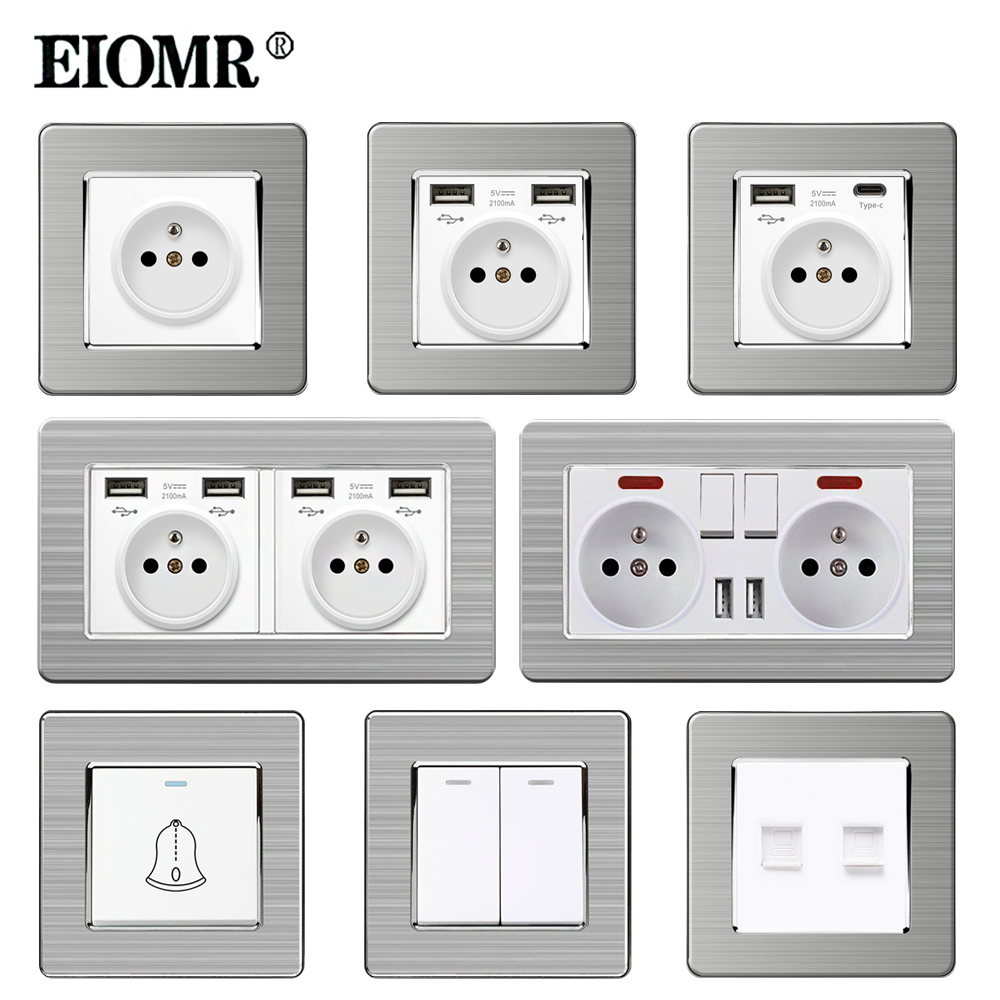 Home Improvement Outlet - EIOMR France Standard Power Socket with