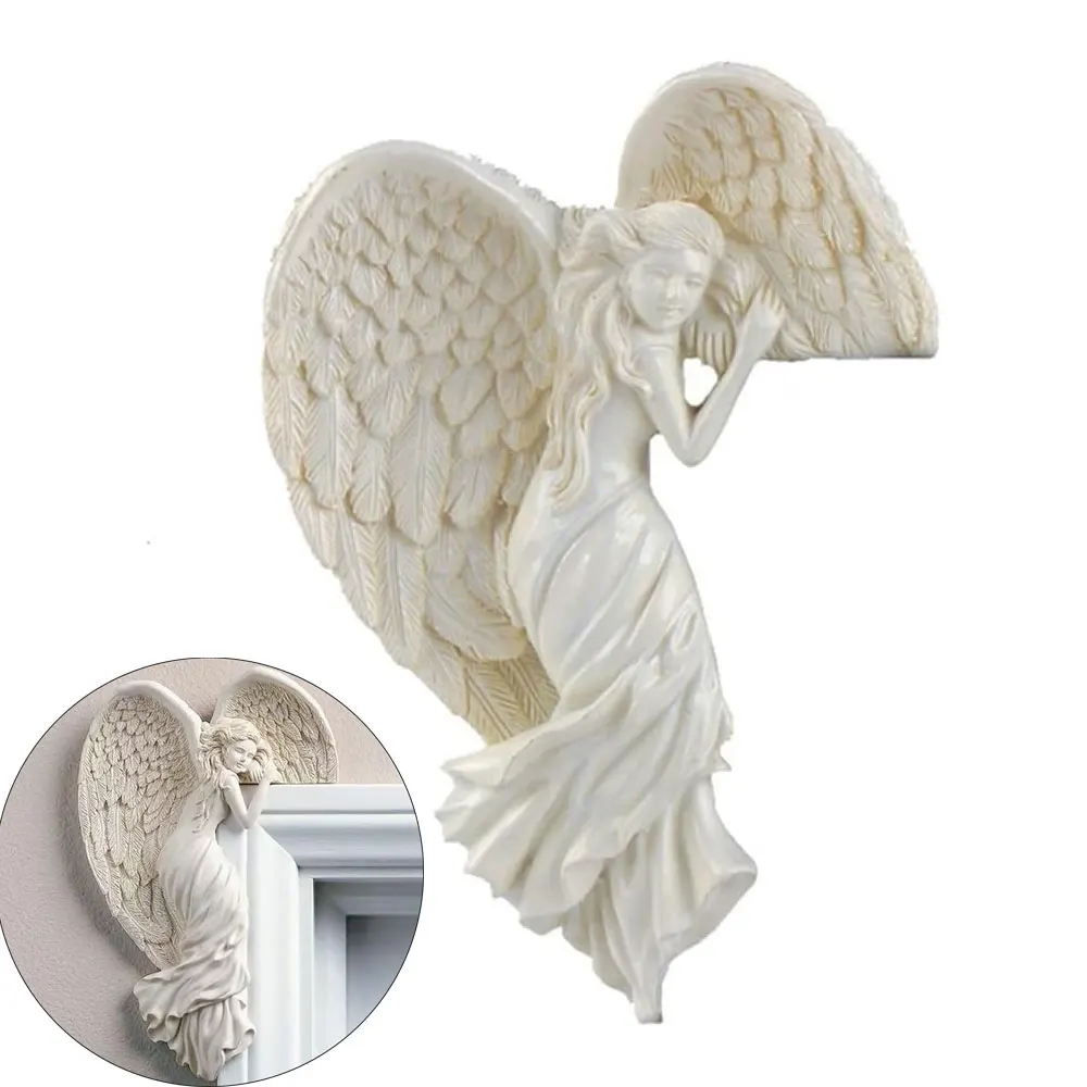 Home Improvement Angela - JJYY Door Frame Angel Wings Sculpture