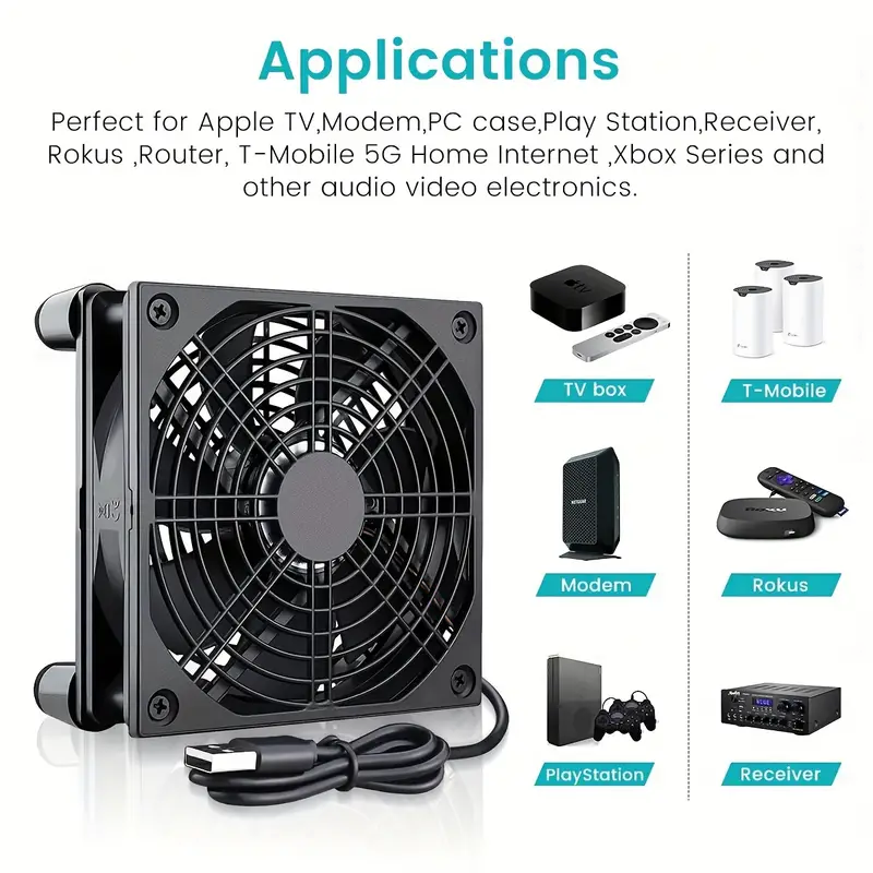 Home Improvement Kit - Multifunctional USB Cooling Fan with Strong