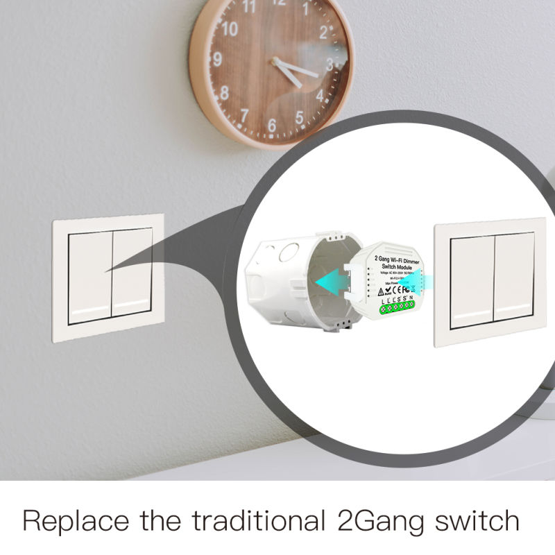 2Gang Wifi Dimmer Light Switch - Home Improvement And Diy のレビューと価格