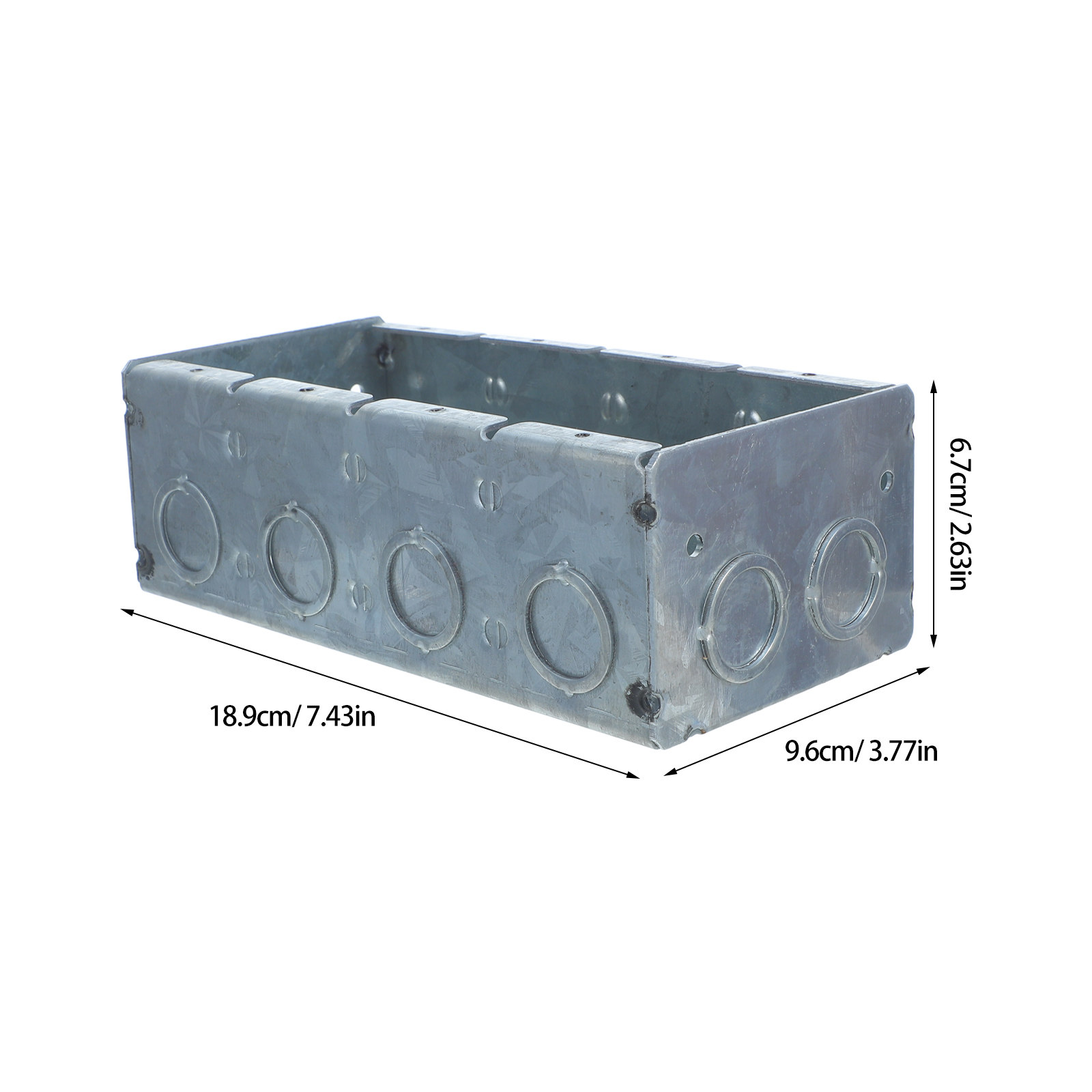 Galvanized Iron 4-Gang Flush M - Home Improvement And Diy のレビューと価格