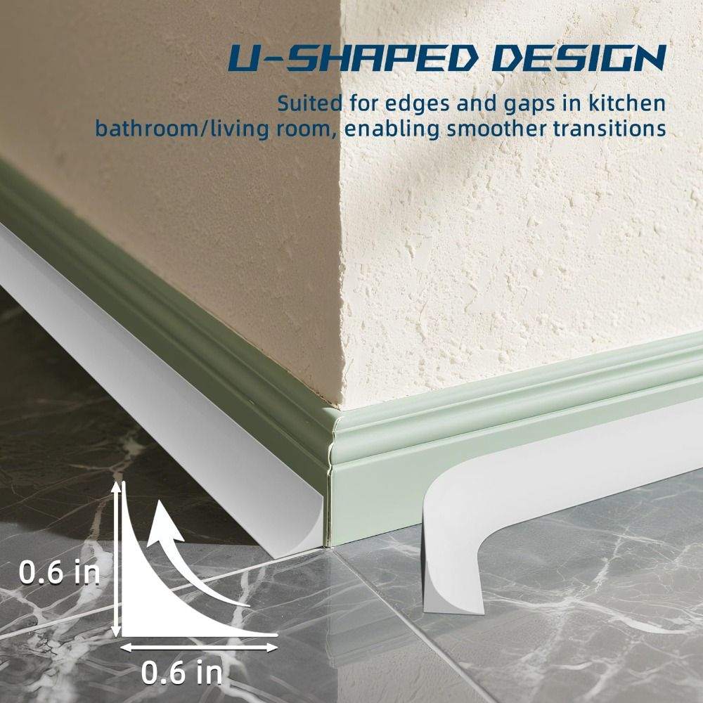 Durable Silicone Quarter Round - Baseboard Molding Trim のレビューと価格