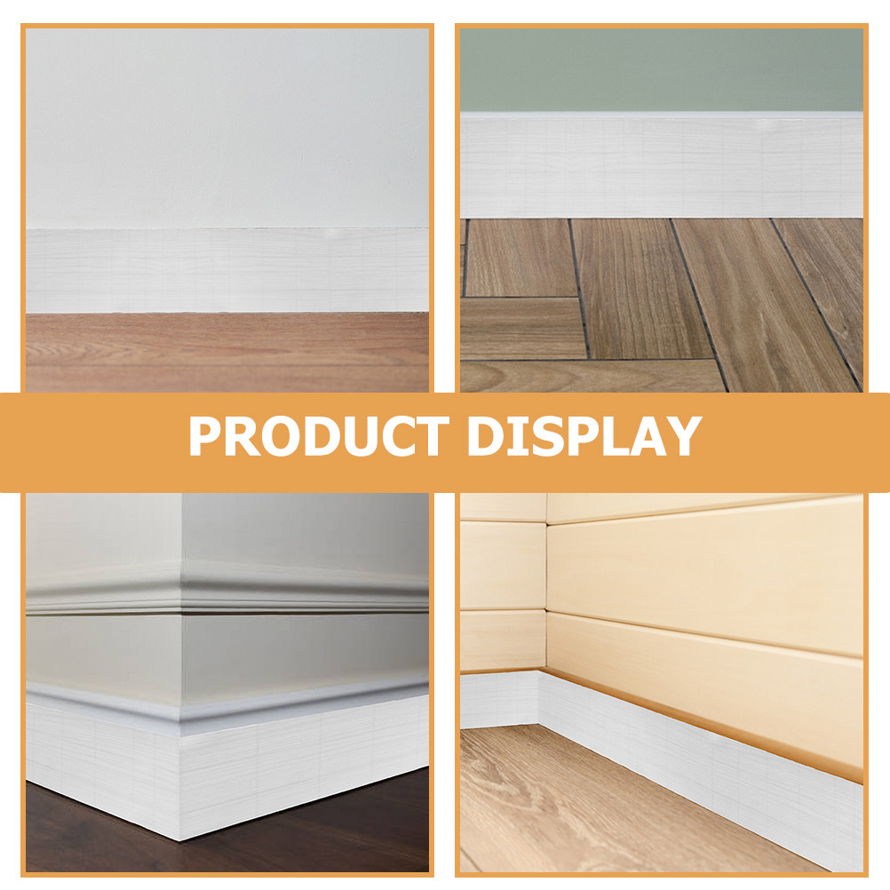 1 Roll Peel and Stick Baseboar - Baseboard Molding Trim のレビューと価格