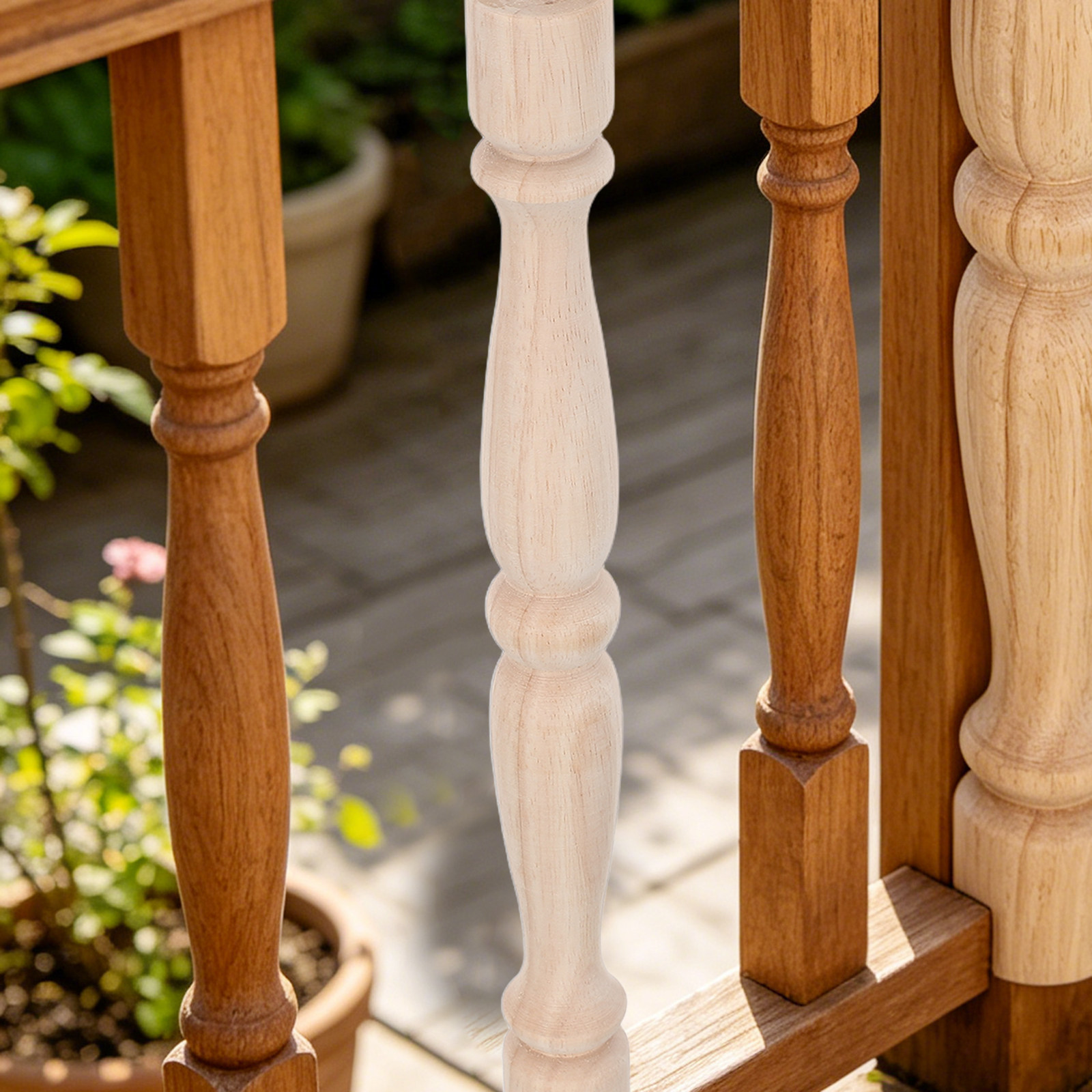 Wooden Baluster Spindle Unfini - Home Improvement And Diy のレビューと価格