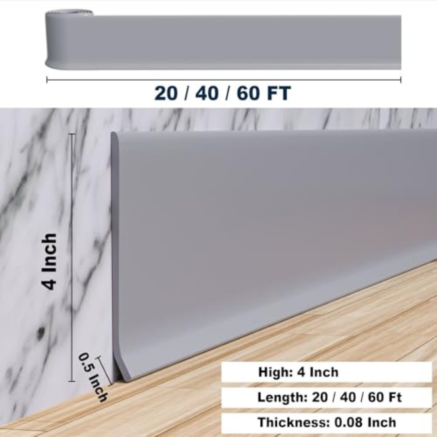 Duzzy Fleible Baseboard Moldin - Baseboard Molding Trim のレビューと価格