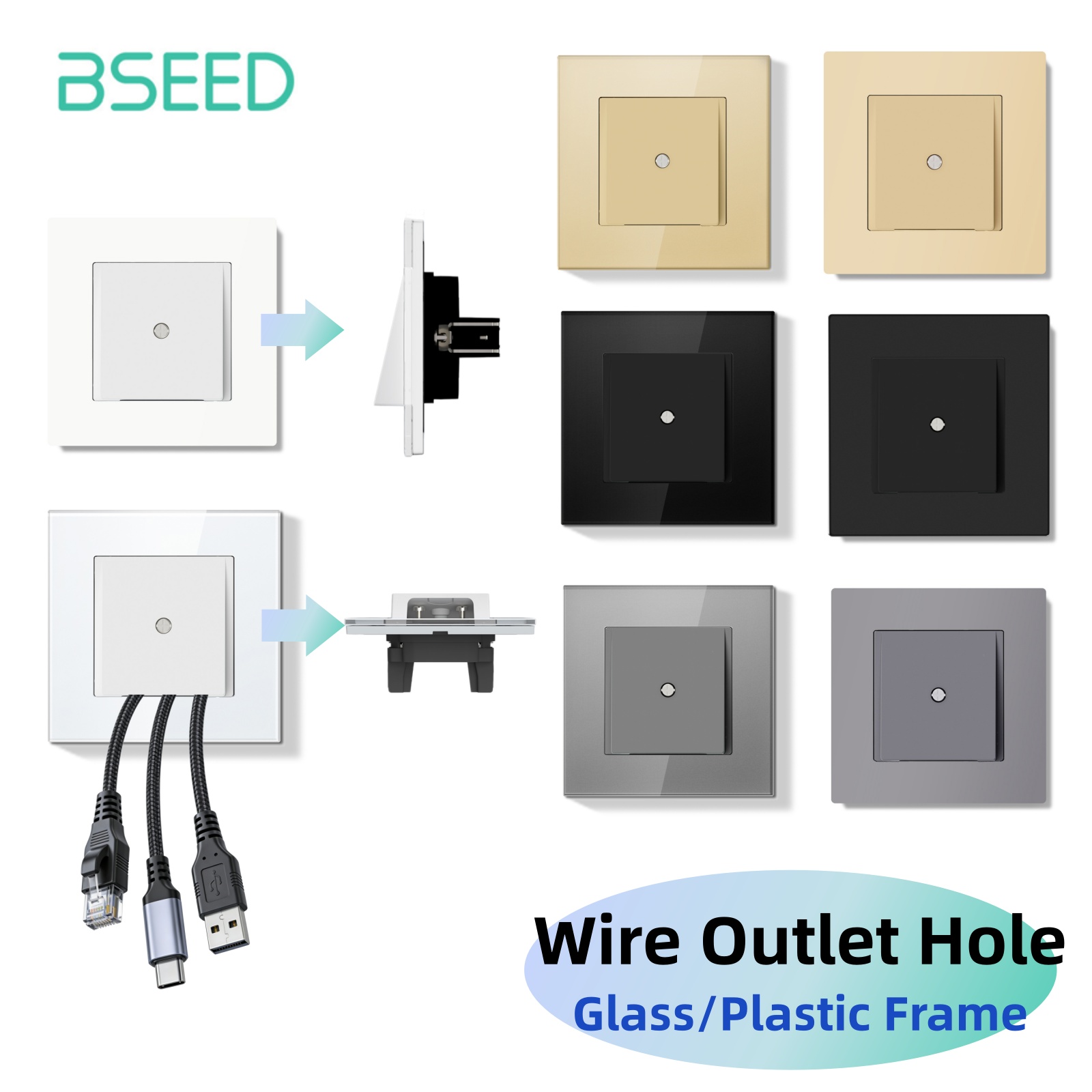 Bseed E Seires Wall Wire Outle - Home Improvement Outlet のレビューと価格