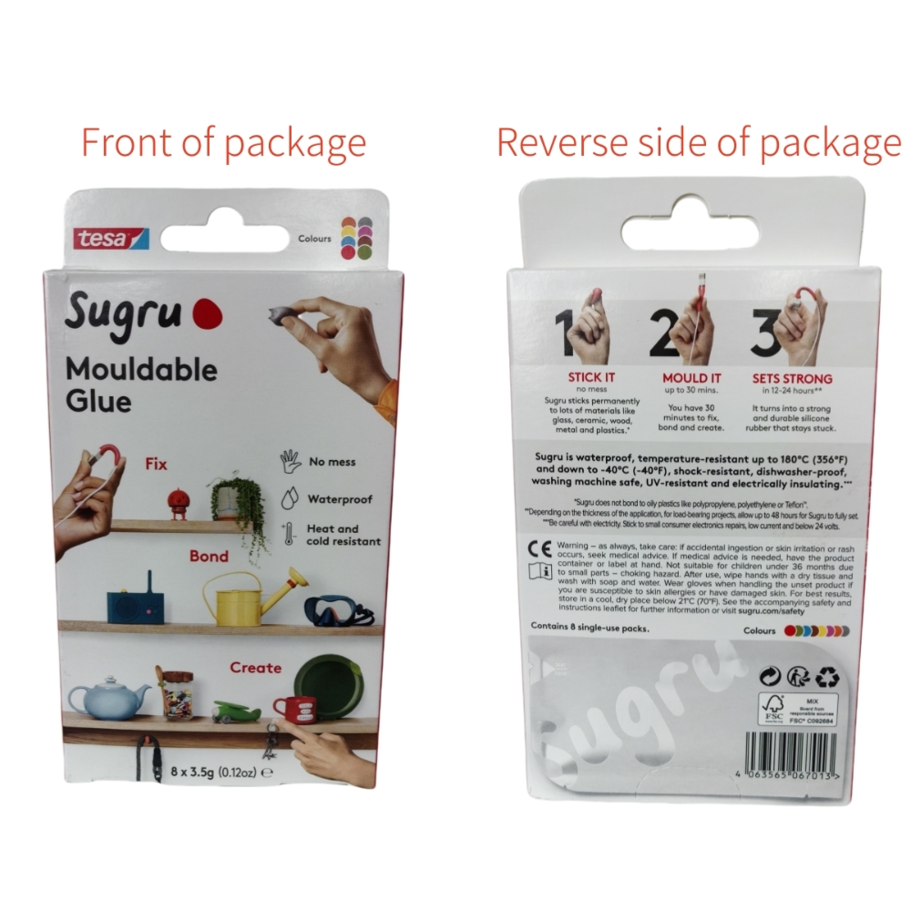 1 box=8 pcs Tesa Sugru Mouldab - Home Improvement And Diy のレビューと価格