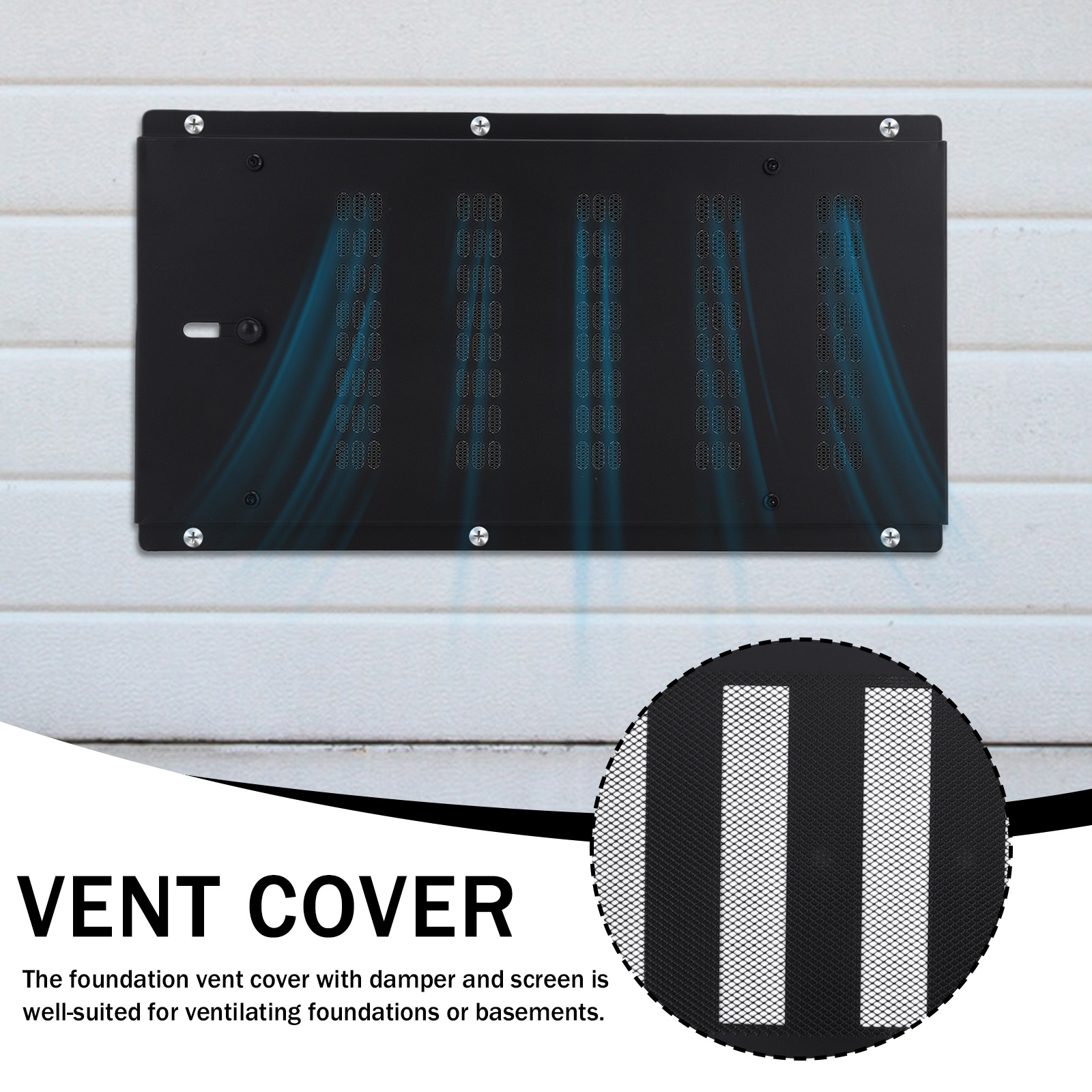 Foundation Vent Cover with Dam - Home Improvement Outlet のレビューと価格