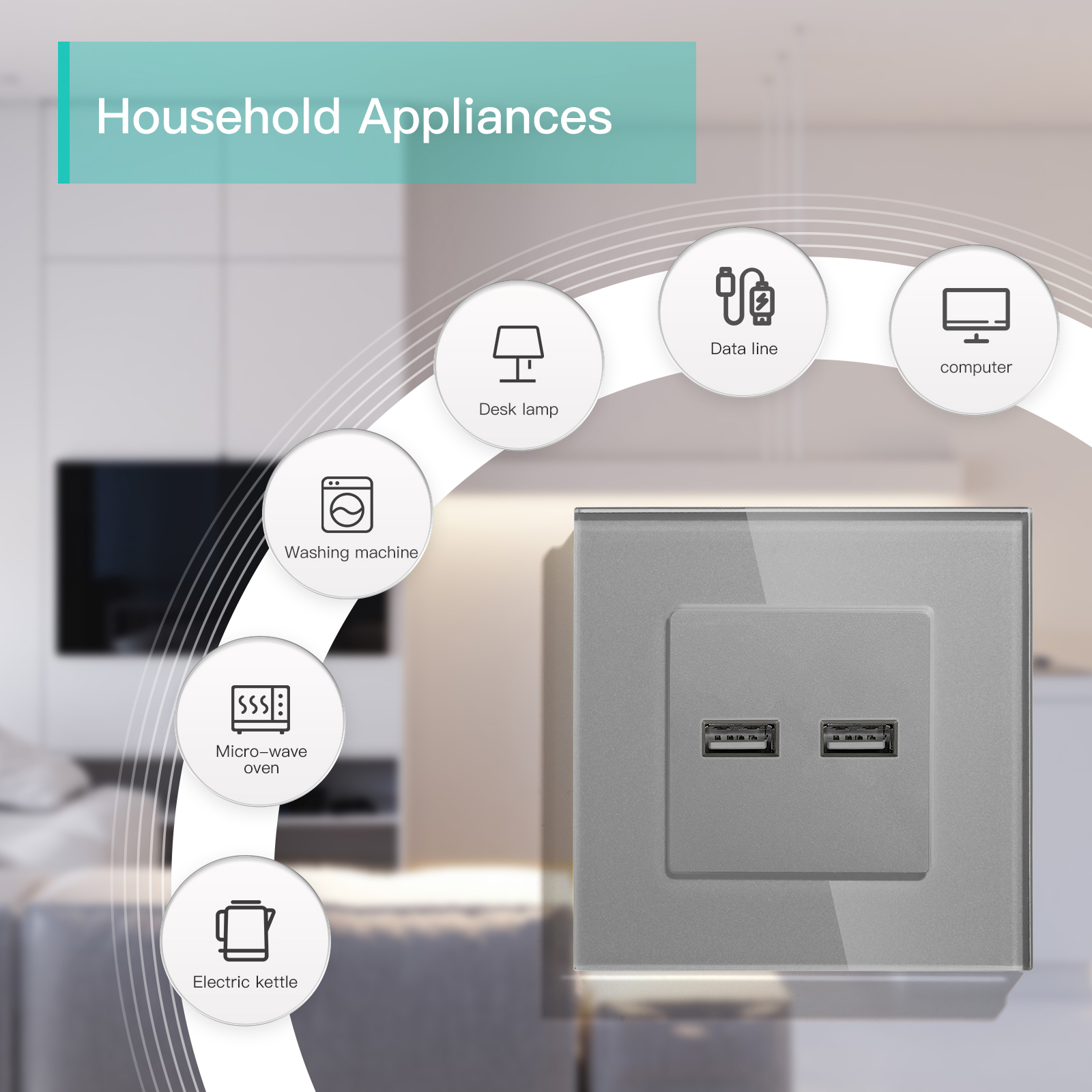 Bseed Wall Power Socket Switch - Home Improvement Outlet のレビューと価格
