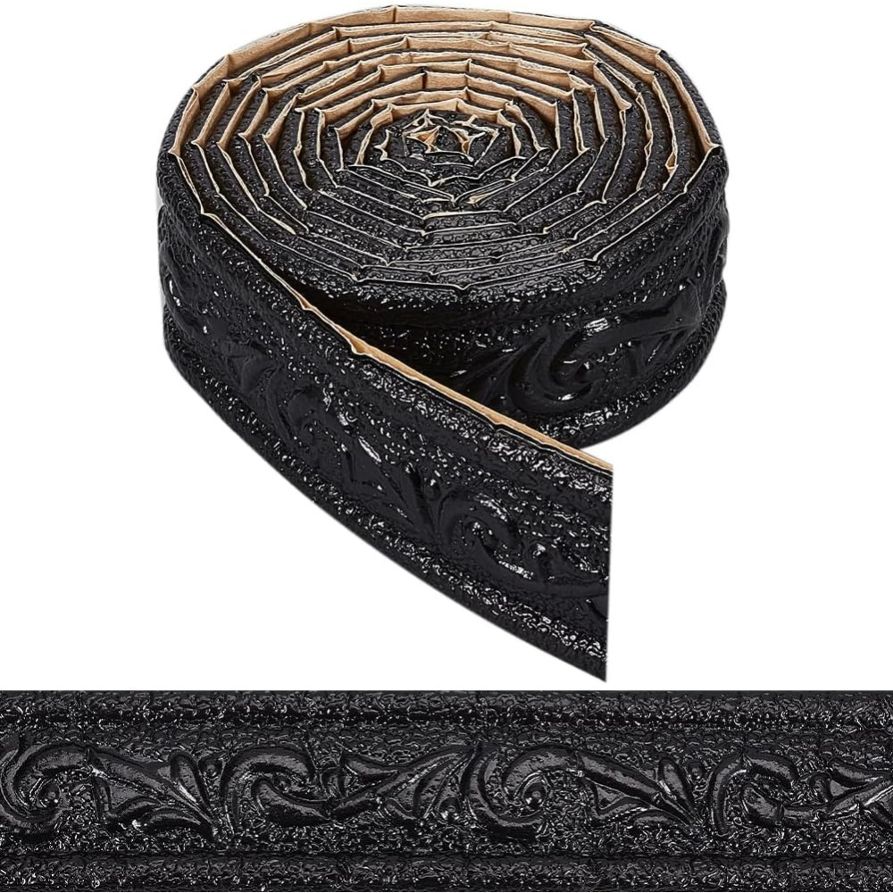 90x18in Peel Stick Foam Moldin - Baseboard Molding Trim のレビューと価格