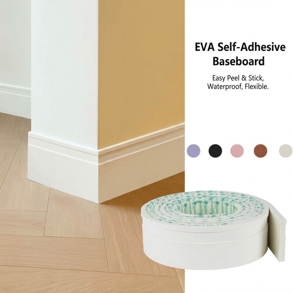 High Quality Thickened Wall Ba - Baseboard Molding Trim のレビューと価格