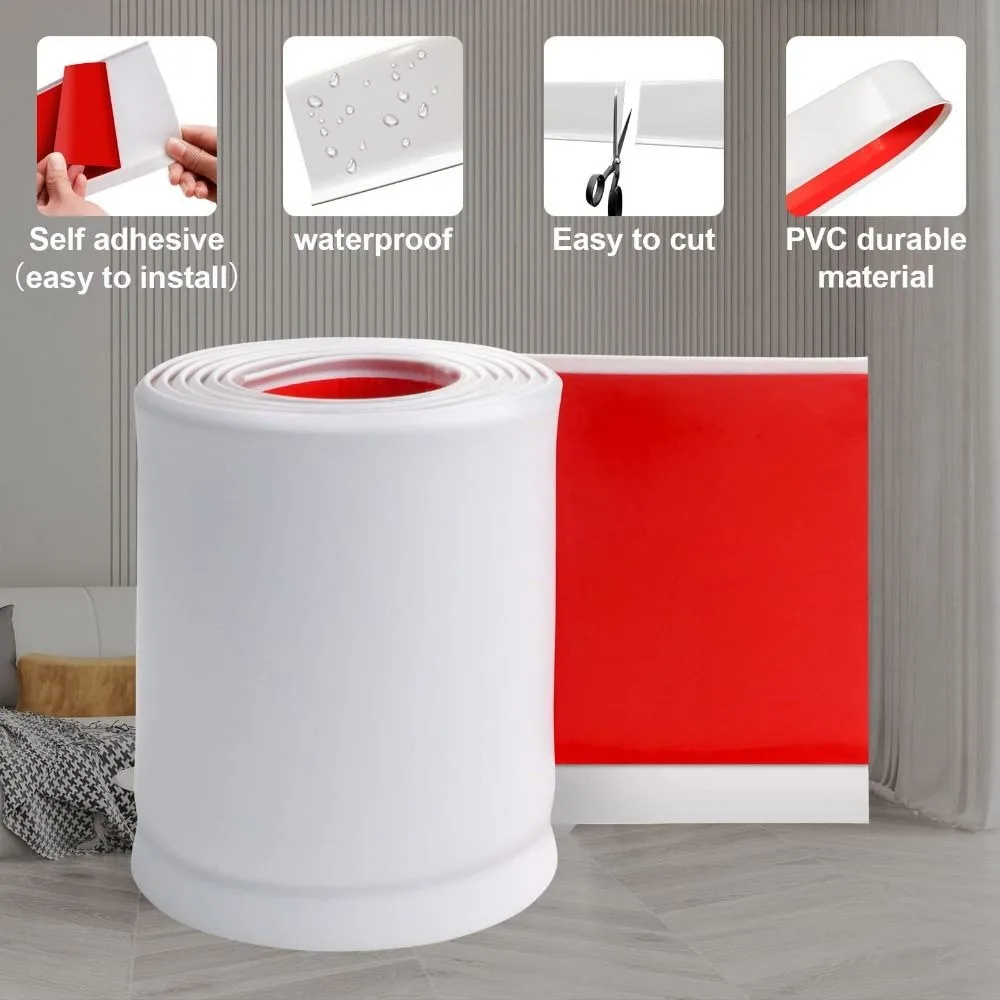 Home Decor PVC Baseboard Moldi - Baseboard Molding Trim のレビューと価格