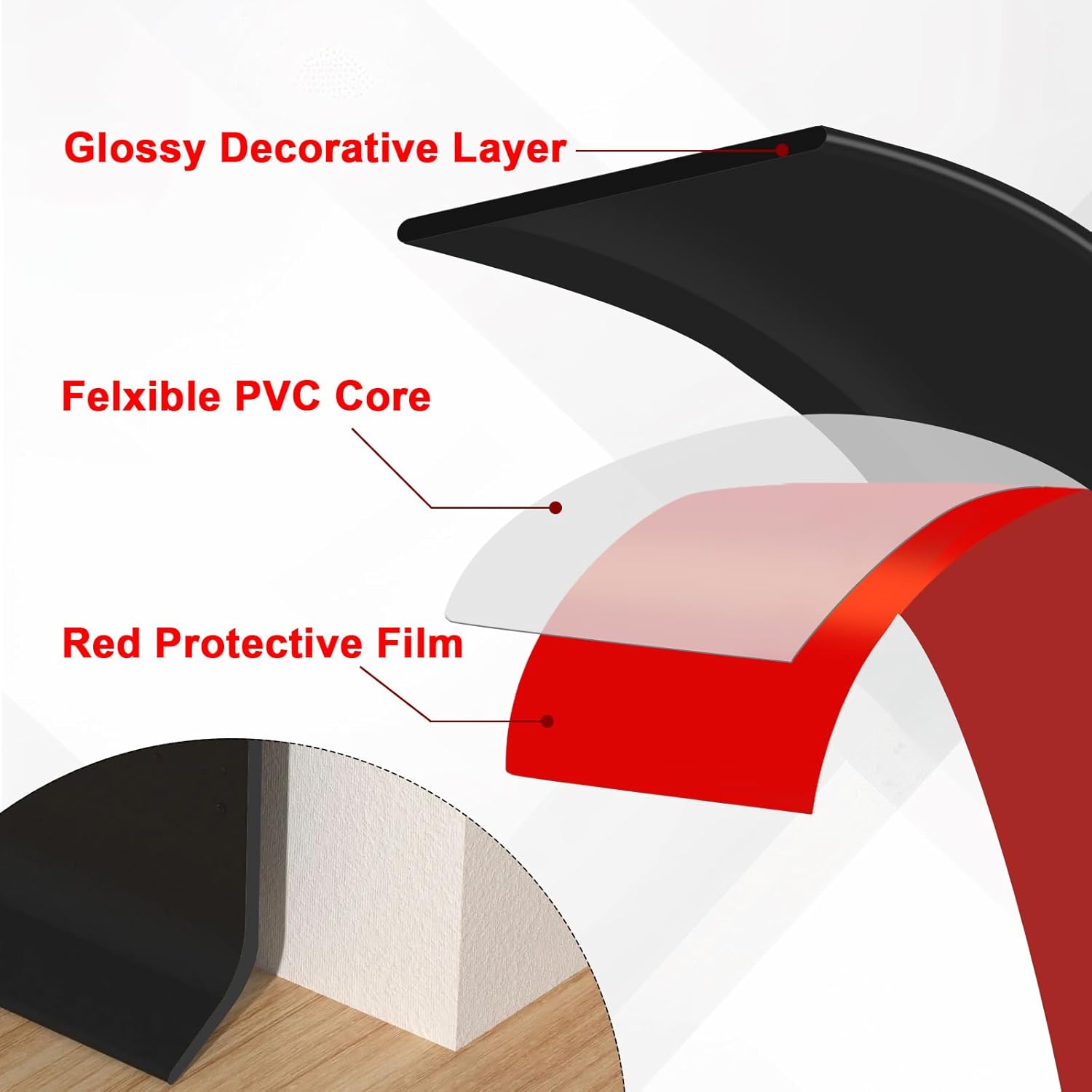 Vinyl Wall Base Baseboard Mold - Baseboard Molding Trim のレビューと価格