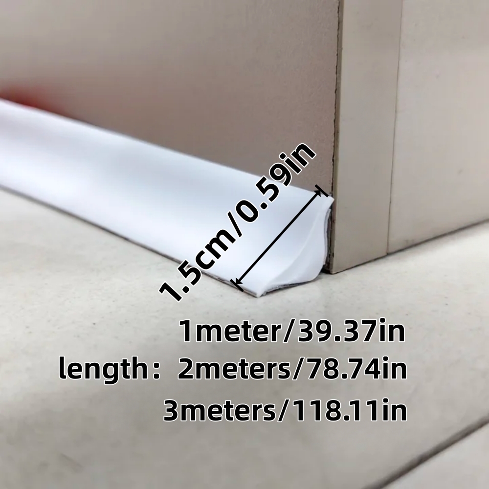 1pc 1/2/3m Flexible Peel and S - Baseboard Molding Trim のレビューと価格