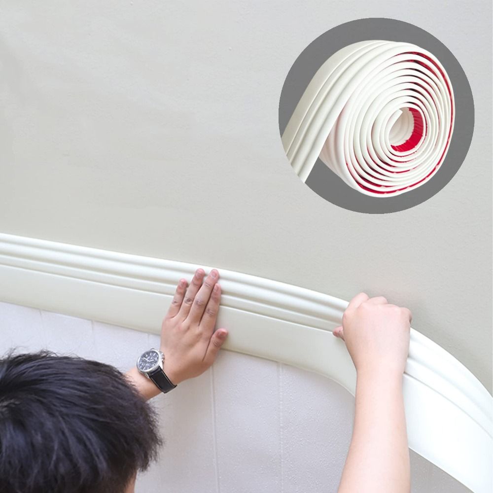 DIY Thickened Wall Baseboard A - Baseboard Molding Trim のレビューと価格