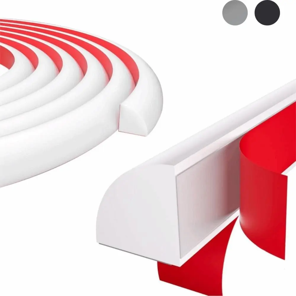 Peel and Stick Quarter Round M - Baseboard Molding Trim のレビューと価格