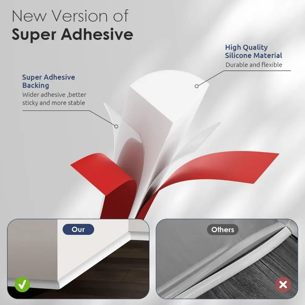Peel and Stick Quarter Round M - Baseboard Molding Trim のレビューと価格