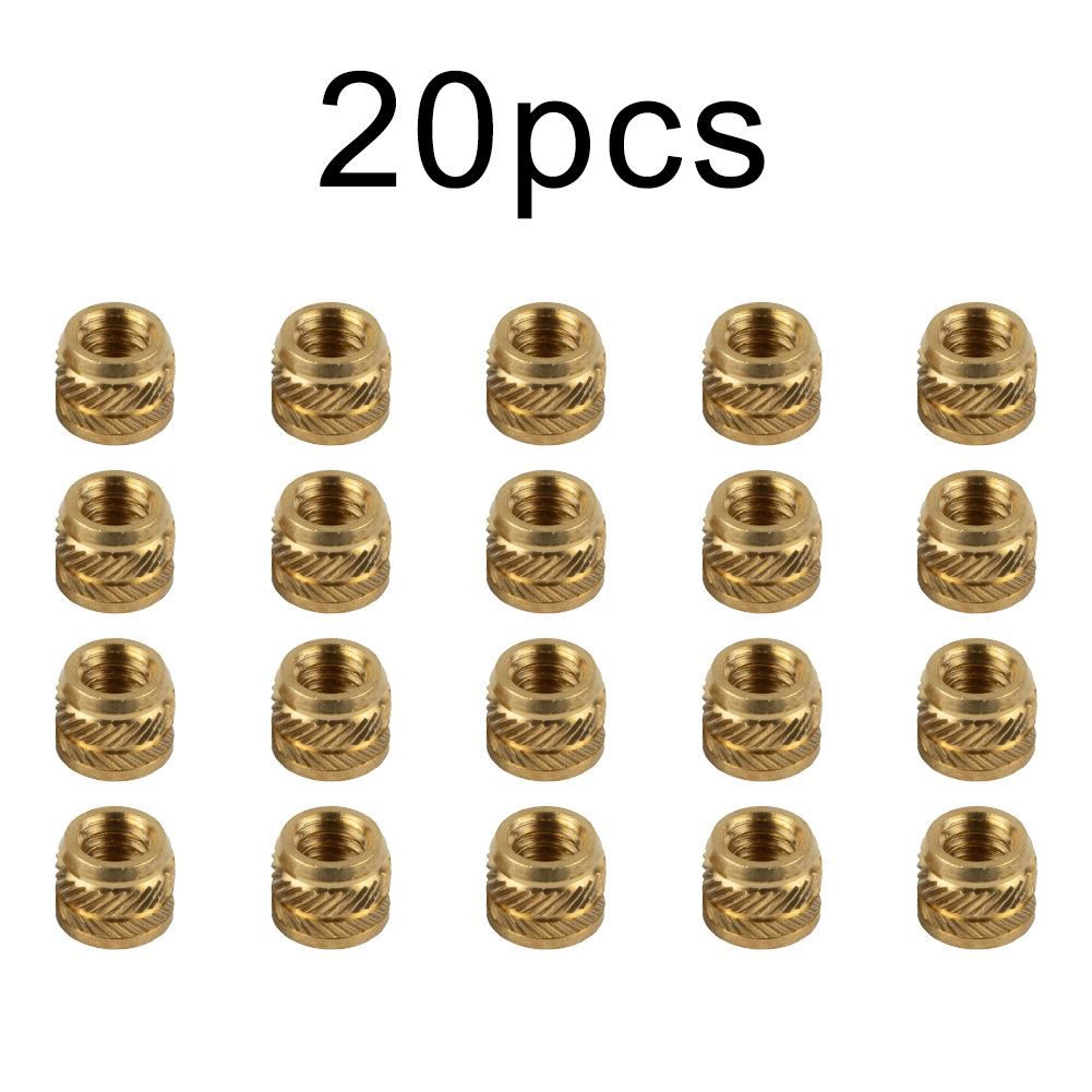20pcs Brass Nuts 1/4-20 Thread - Home Improvement Warehouse のレビューと価格