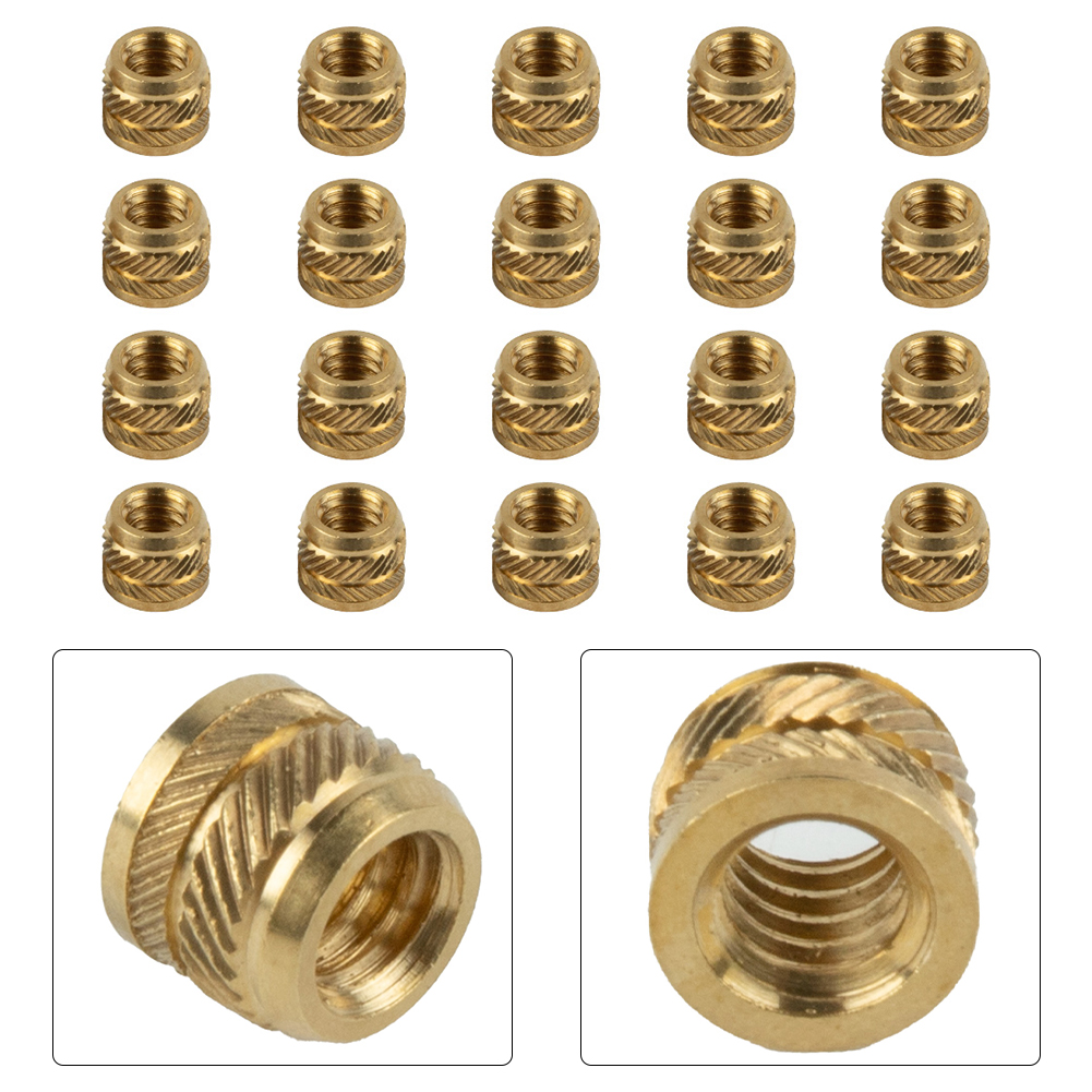 20pcs Brass Nuts 1/4-20 Thread - Home Improvement Warehouse のレビューと価格